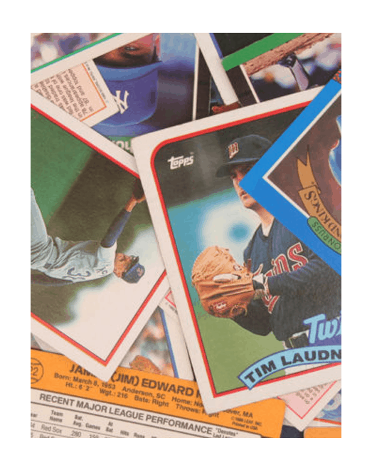 Baseball card collections at Howards Pawn & Jewelry